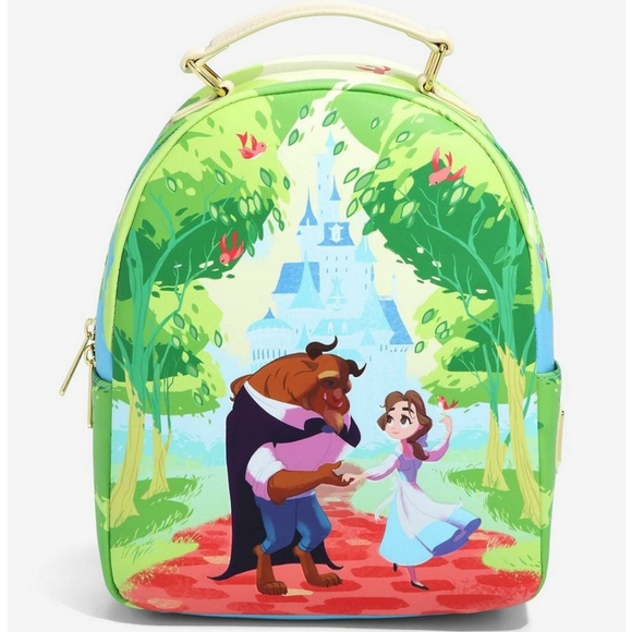 NWT Loungefly Beauty and the Beast mini backpack main image 6